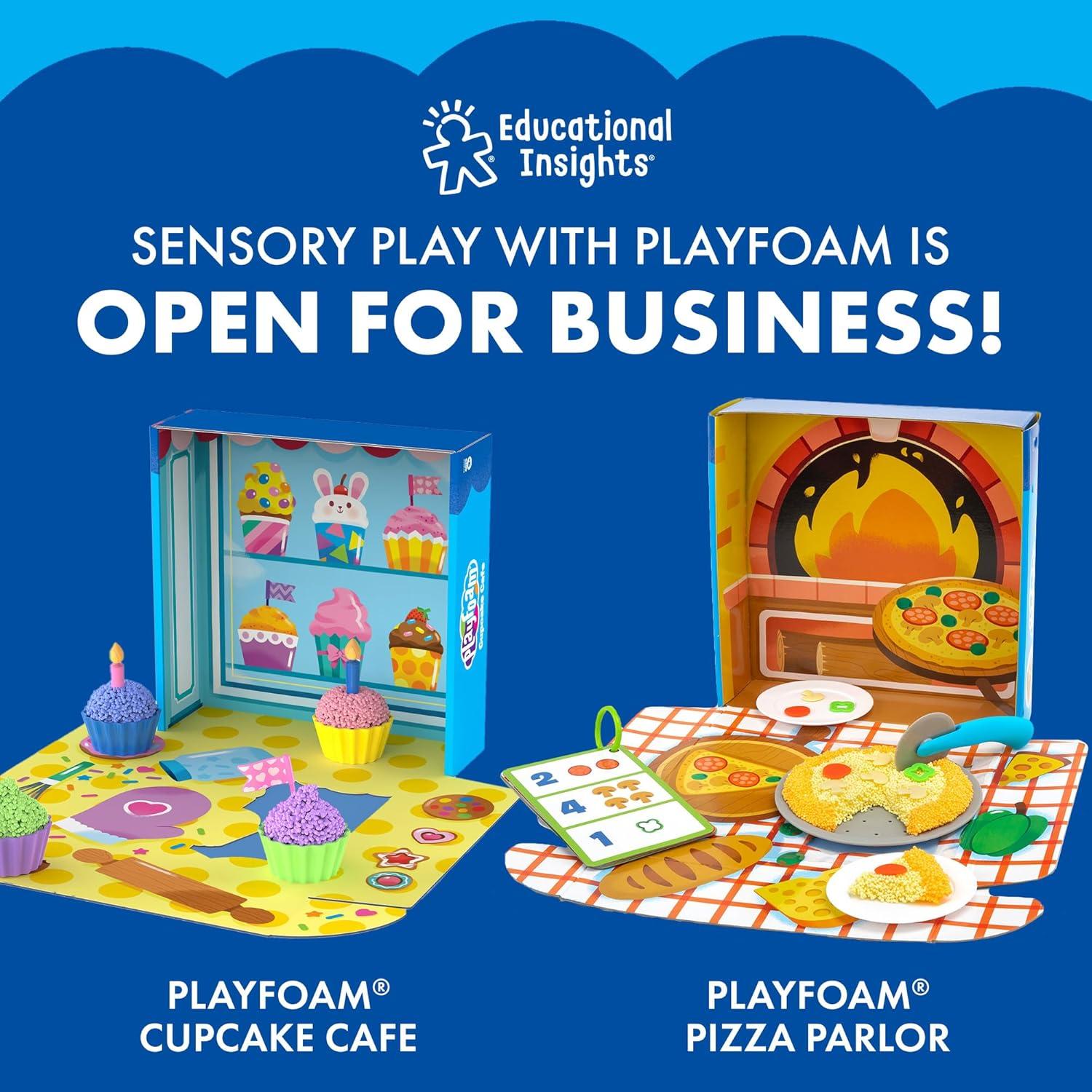 imageEducational Insights Playfoam Sushi Shop Sensory Toys ampamp Fidget Toys for Kids Pretend Play Food Craft Kit Squishy Foam Non Sticky Dough ampamp Classroom Tools Gifts for Ages 3