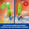 Educational Insights Hot Dots Pete The Cat Kindergarten Reading & Math Workbook – Kindergarten Workbooks with Interactive Pen, Homeschool Learning Books, Build Early Reading & Math Skills, Ages 5+