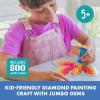Educational Insights Jumbo Gem Kit – DIY Arts and Crafts Sets for Kids, Easy & Fun Diamond Painting Activity for Small Hands, Crafting & Art Supplies, Jewel Stickers, Creative Gifts, Ages 5+