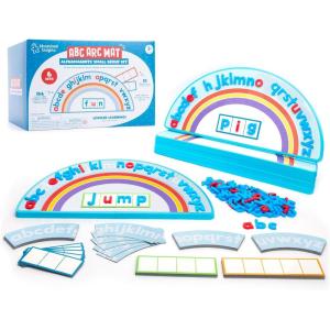 Educational Insights ABC Arc Mat AlphaMagnets® Set – Alphabet Magnets for Kids, Magnetic Spelling Set & Letter Learning Board, Classroom or Homeschool ABCs Activity for Kids Ages 3-5(6-Pack)