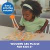 Educational Insights ABCs & Letter Sounds Wooden Puzzle – Alphabet Puzzles for Toddlers, Preschool Montessori Toys, Fine Motor Sets & Games, Learning Uppercase and Lowercase Letters for Kids Ages 3+