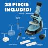 Educational Insights GeoSafari® Microscope Science Set – STEM Kits for Kids, 400x Magnification, Scientific Discovery Toys for Classroom or Home Projects, Biology & Chemistry Experiments, Ages 7+