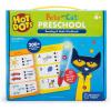Educational Insights Hot Dots Pete The Cat Preschool Reading & Math Workbook – Preschool Workbooks with Interactive Pen, Homeschool Learning Books, Build Toddler Reading & Math Skills, Ages 4+