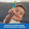Educational Insights Magnetic Pointer Wand Small Group Set – Pointers for Classroom, Magnetic Wands for Kids, Reading Manipulatives and Teacher Tools, Preschool Classroom Pointer Finger Stick, Ages 4+