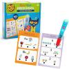 Educational Insights Hot Dots Pete The Cat Preschool Reading & Math Workbook – Preschool Workbooks with Interactive Pen, Homeschool Learning Books, Build Toddler Reading & Math Skills, Ages 4+