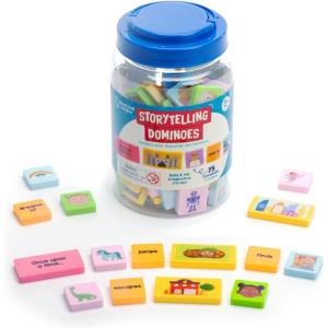 Educational Insights Storytelling Dominoes – Creative Story Prompt Toys & Social Skills Activities, Create Your Own Adventure Sequencing Games, Fun Conversation Starters & Gifts for Kids Ages 3+
