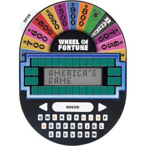 Educational Insights Wheel of Fortune Game – Handheld Electronic Game, Great for Travel, Classic Retro Party Games for Kids, Teens & Adults, Word Puzzle Challenge & Entertaining Gift, Ages 8+