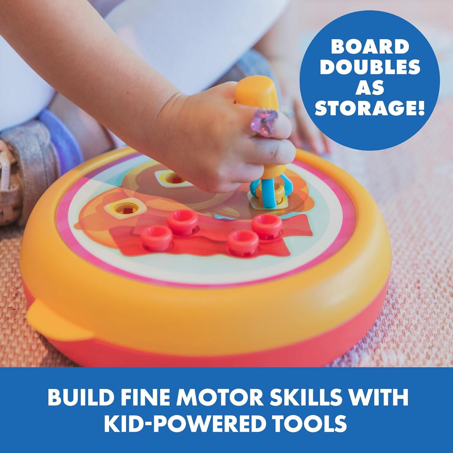 imageEducational Insights Design ampamp Drill Rivet Pop Cafe Toddler STEM Toys Occupational Therapy Games and Construction Toy Tools Color Matching Activities for Kids Fine Motor Toys for Toddlers 34