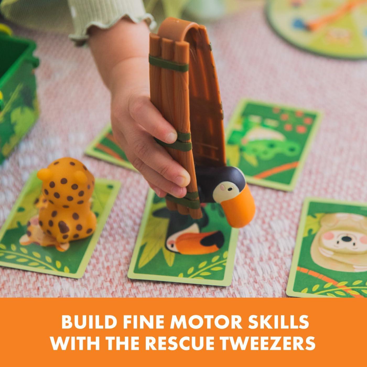 imageEducational Insights Jungle Rescue Cute Preschool Board Games for Kids Toddler Fine Motor Skills Animal Matching Games for Toddlers 35 2Players Boys and Girls Ages 3