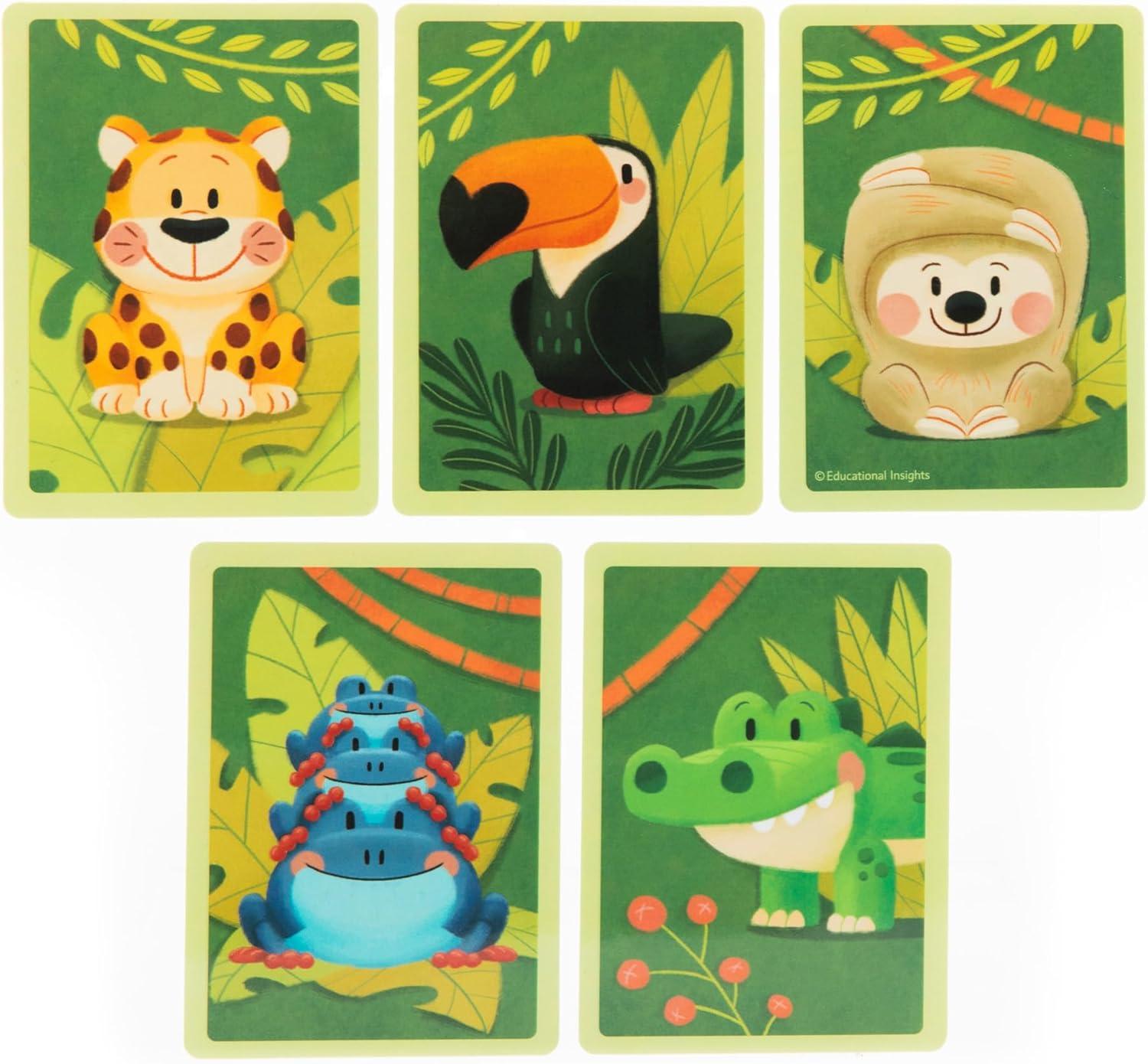 imageEducational Insights Jungle Rescue Cute Preschool Board Games for Kids Toddler Fine Motor Skills Animal Matching Games for Toddlers 35 2Players Boys and Girls Ages 3