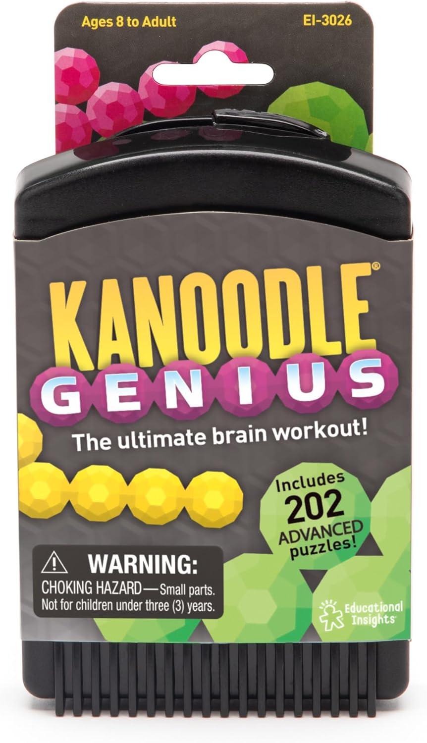 imageEducational Insights Kanoodle Genius 3D Puzzle Brain Teaser Game For Adults Teens ampamp Kids Over 200 Challenges Easter Basket Stuffers for Kids Gift for Ages 8