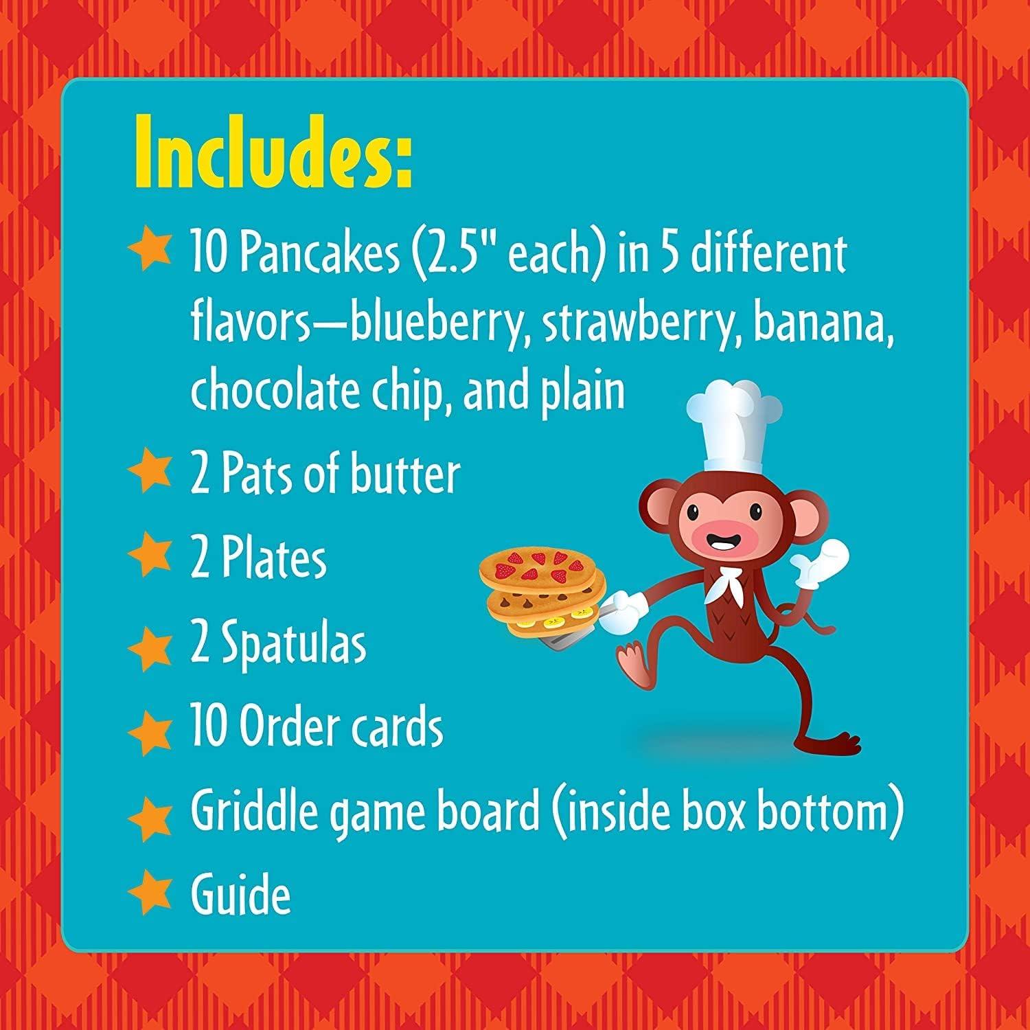 imageEducational Insights Pancake PileUp Sequence Relay Board Game for Preschoolers For 24 Players Easter Basket Stuffers for Kids Gift for Kids Ages 4