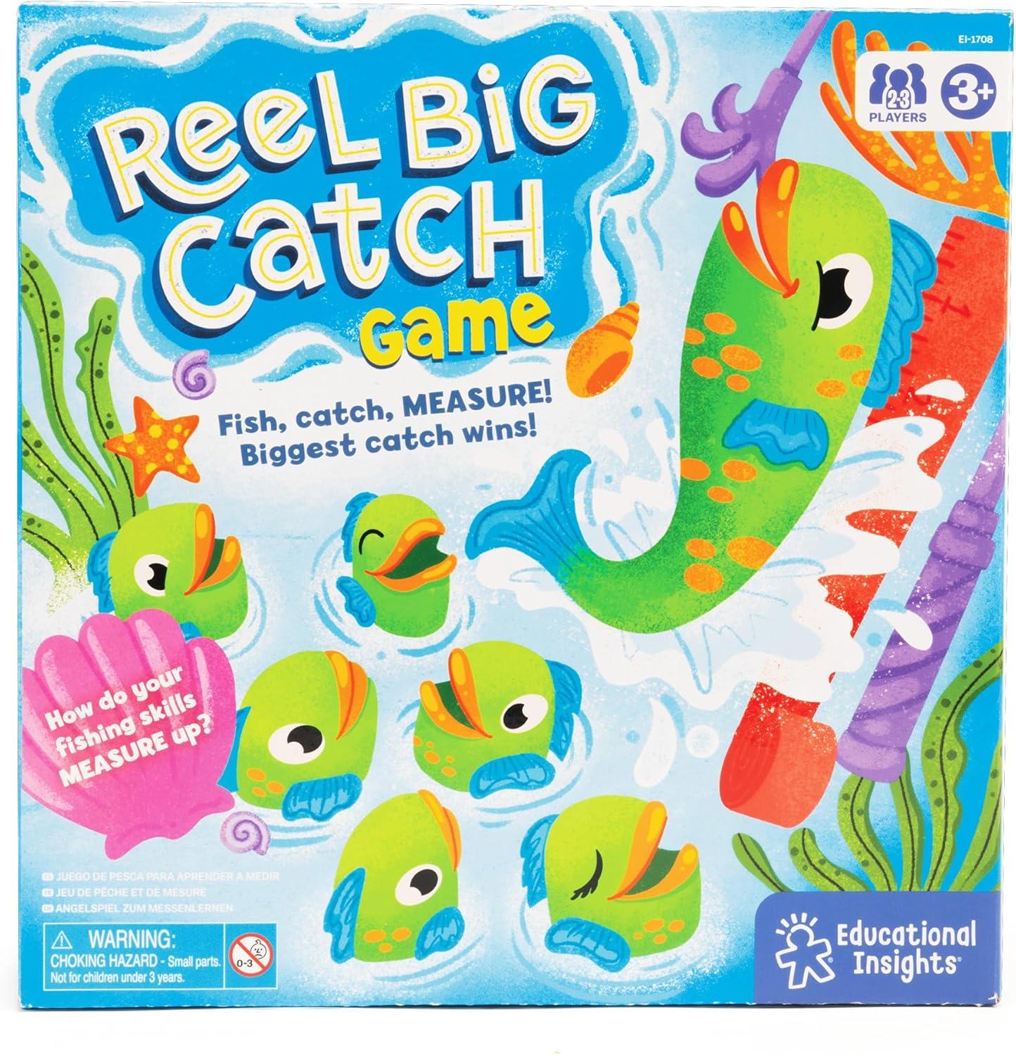imageEducational Insights Reel Big Catch Game Fishing Games for Kids Toddler Fine Motor Games Early Math Preschool Toys Fun Family Activities and Learning Gifts for Boys ampamp Girls Ages 3