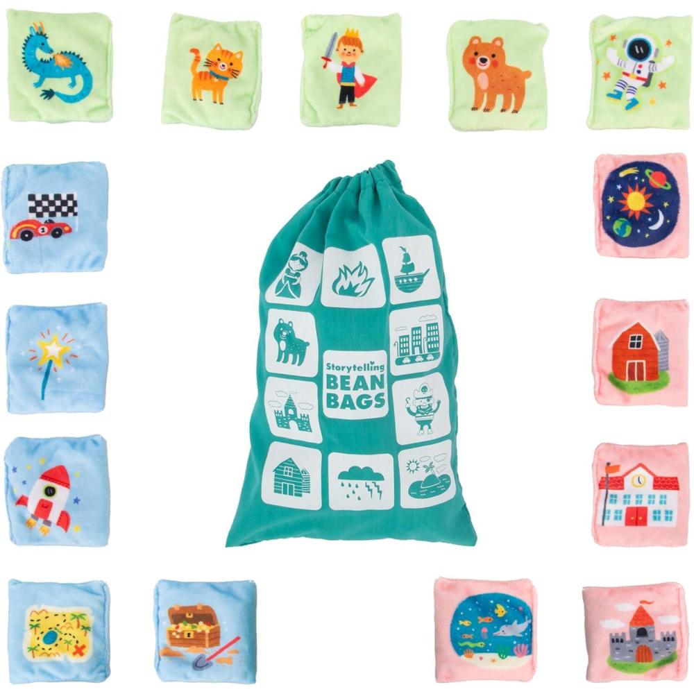 imageEducational Insights Storytelling Bean Bags Tactile Bean Bags for Kids Classroom Includes 15 Bean Bags Gift for Ages 3