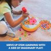 Educational Insights Design & Drill Rivet Pop Cafe – Toddler STEM Toys, Occupational Therapy Games and Construction Toy Tools, Color Matching Activities for Kids, Fine Motor Toys for Toddlers 3-4