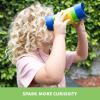 Educational Insights GeoSafari Jr. Kidnoculars, Binoculars for Toddlers & Kids, Easter Basket Stuffers for Kids, Gift for Toddlers Ages 3+(Blue)