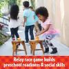 Educational Insights Pancake Pile-Up, Sequence Relay Board Game for Preschoolers, For 2-4 Players, Easter Basket Stuffers for Kids, Gift for Kids Ages 4+
