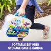 Educational Insights Playfoam GO! Squishy Sandcastle Play Set with Assorted Colors & 5 Sand Animal Toys, Fidget, Sensory Toy and Fun Summer Travel Toys for Kids, Boys & Girls Ages 3+(Playfoam Go!)