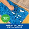 Educational Insights Pluffle® Sand Bulk Pack – Sensory Bin Foam Set, No Mess Alternative to Sand Toys & Slime for Toddlers at Home or in The Classroom, Fun Sensory Table Filler, Gift for Kids Ages 3+(Red & Blue)