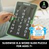 Educational Insights Slidewise – Word Game for Kids, Teens & Adults, Handheld Brain Teaser Challenge, Letter Slide Puzzles, Portable Travel Toys, Challenging Logic Games & Gifts for Ages 8+