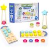 Educational Insights Count & Match Wooden Set – Counting Toys for Kids, Preschool Math Manipulatives & Fine Motor Skill Games, Toddler Learning Toys, Montessori Number Sets for Toddlers Ages 3+