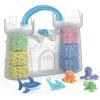Educational Insights Playfoam GO! Squishy Sandcastle Play Set with Assorted Colors & 5 Sand Animal Toys, Fidget, Sensory Toy and Fun Summer Travel Toys for Kids, Boys & Girls Ages 3+(Playfoam Go! Sandcastle)
