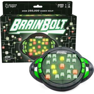 Educational Insights BrainBolt – Handheld Memory Game with Light and Sound, Electronic Brain Games, Single Player Brain Teasers for Kids Teens, & Adults, Gamer Gifts for Boys & Girls Ages 7+