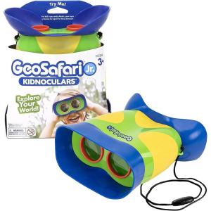 Educational Insights GeoSafari Jr. Kidnoculars, Binoculars for Toddlers & Kids, Easter Basket Stuffers for Kids, Gift for Toddlers Ages 3+(Blue)