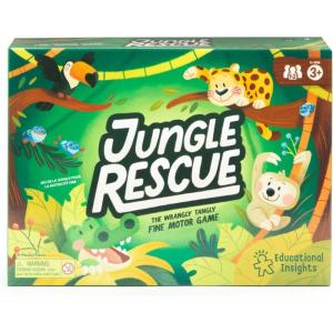 Educational Insights Jungle Rescue – Cute Preschool Board Games for Kids, Toddler Fine Motor Skills, Animal Matching Games for Toddlers 3-5, 2-Players, Boys and Girls Ages 3+