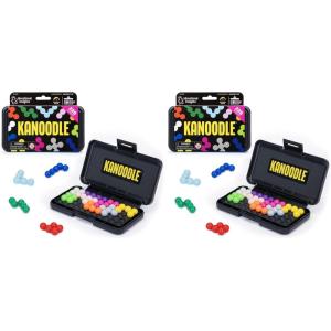 Educational Insights Kanoodle – Original 3D Brain Teaser Puzzle, Single Player Mind Challenge Toys, Handheld Travel Games, Challenging Logic Puzzles and Gifts for Kids, Teens & Adults Ages 7+(Medium (Pack of 2))