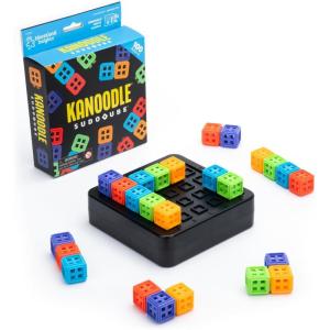 Educational Insights Kanoodle® SudoQubeTM – 3D Brain Teaser Puzzle, Pocket Sudoku Game, Color Puzzles & Handheld Board Games for Travel, Gifts for Sudoku Lovers Including Kids, Teens & Adults Ages 7+