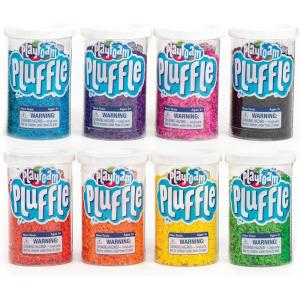 Educational Insights Pluffle® Mini 8-Pack – Sensory Bin Foam Set, No Mess Alternative to Sand Toys & Slime for Toddlers at Home or in The Classroom, Fun Sensory Table Filler, Gift for Kids Ages 3+
