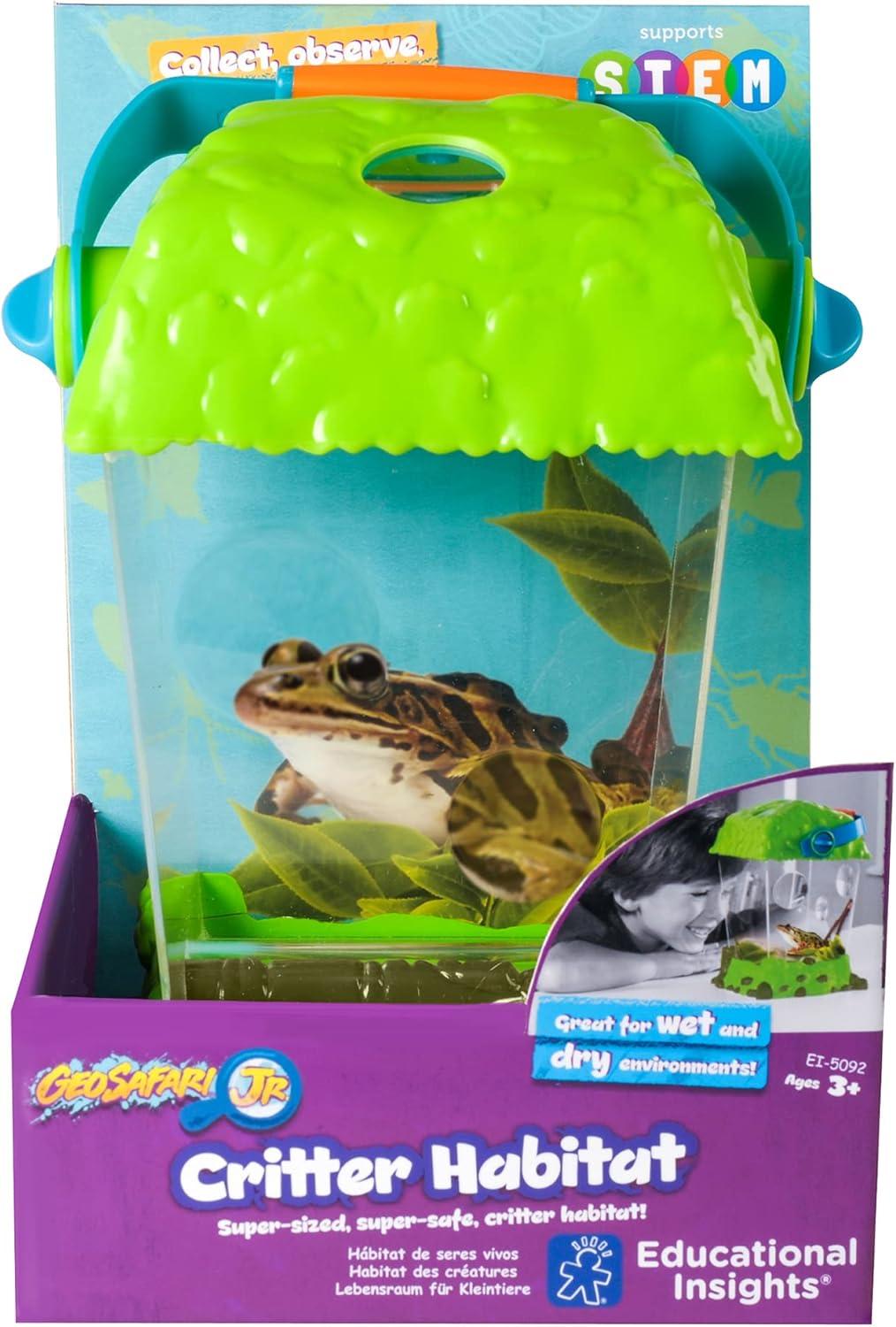 imageEducational Insights GeoSafari Jr Critter Habitat Outdoor Play for Preschoolers Made for WetDry Habitats Ages 3