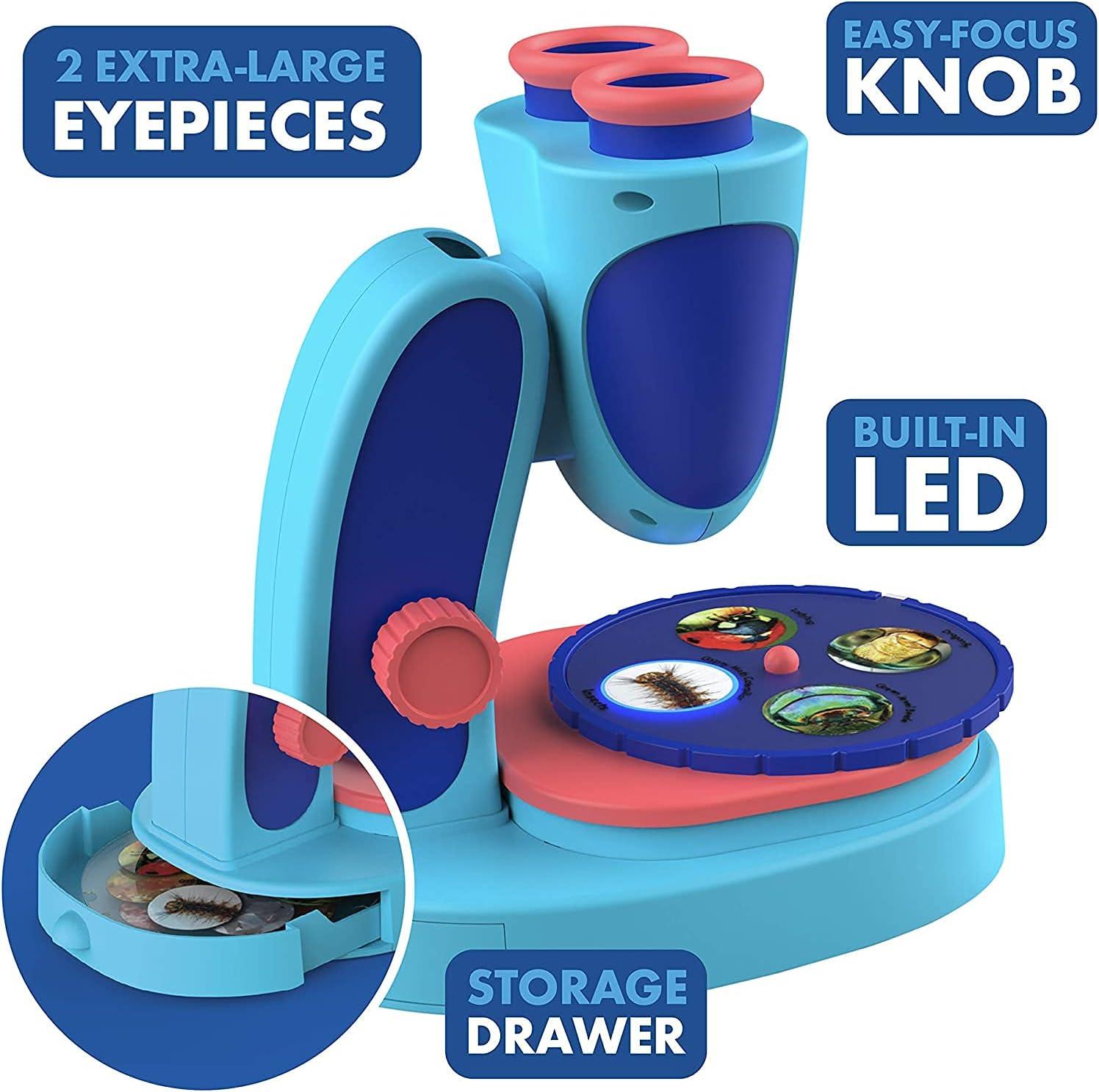 imageEducational Insights GeoSafari Jr Kidscope Kids Microscope STEM Toy Easter Basket Stuffers for Kids Gift For Boys ampamp Girls Ages 5