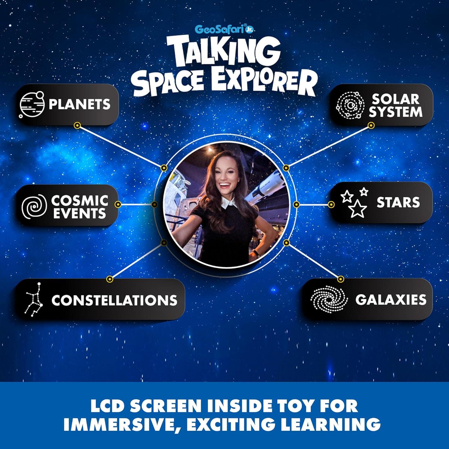 imageEducational Insights GeoSafari Jr Talking Space Explorer Preschool Science STEM Toy Easter Basket Stuffers for Kids Gift for Kids Ages 4