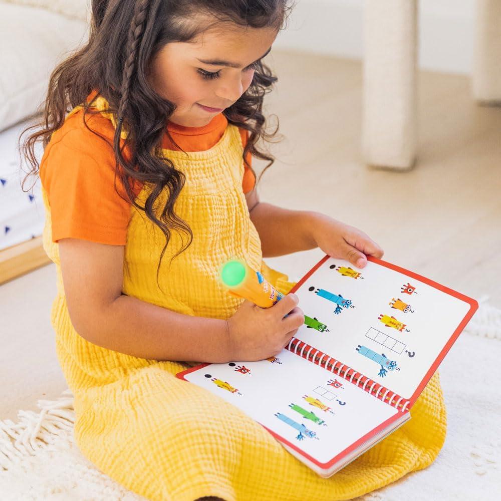 imageEducational Insights Hot Dots Numberblocks Workbook Numbers 110 with Interactive Pen 75 Activities Gift for Kids Ages 4Numberblocks