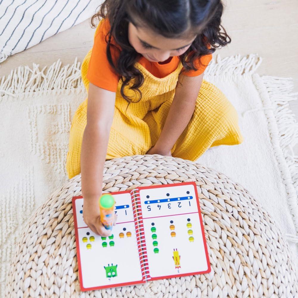 imageEducational Insights Hot Dots Numberblocks Workbook Numbers 110 with Interactive Pen 75 Activities Gift for Kids Ages 4Numberblocks