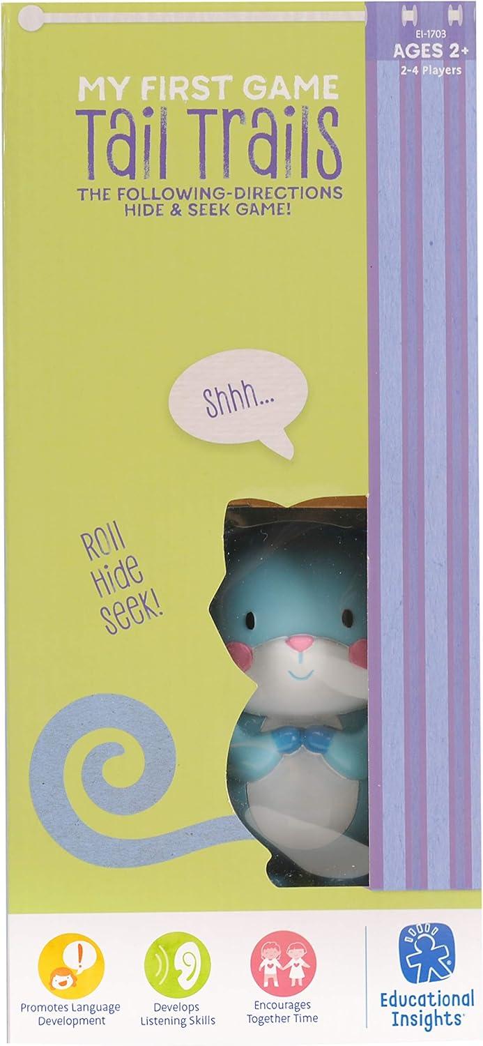 imageEducational Insights My First Game Tail Trails Listening ampamp Following Directions Game Toddler Toys Ages 2