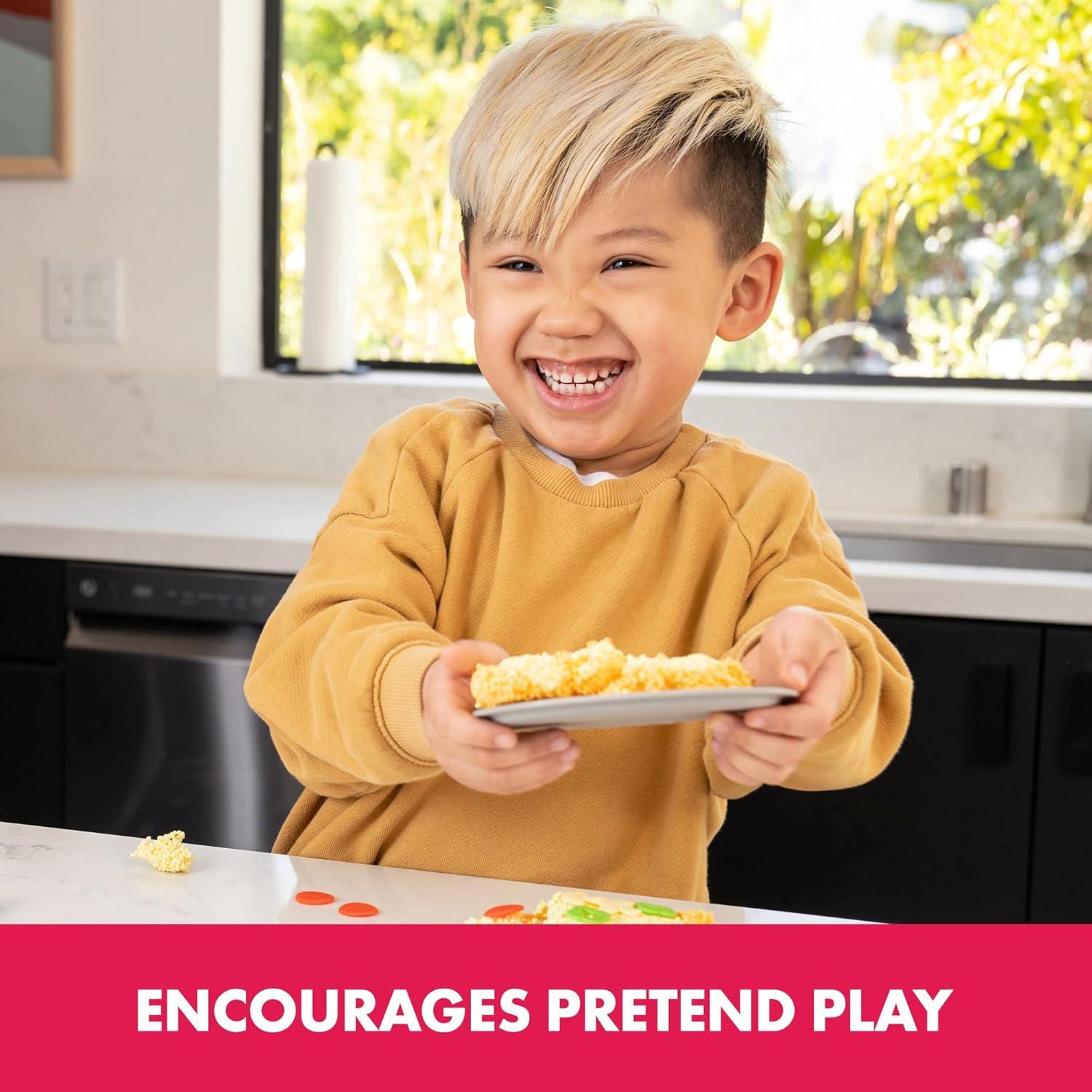 imageEducational Insights Playfoam Pizza Parlor with 5 Colors of Playfoam NonToxic Sensory Toy Gift for Boys ampamp Girls Ages 3