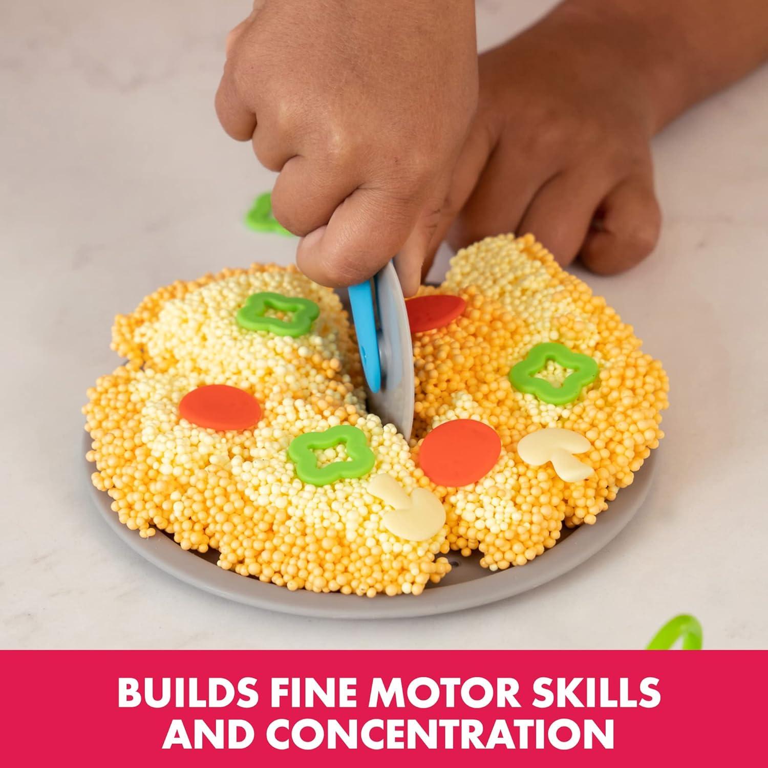imageEducational Insights Playfoam Pizza Parlor with 5 Colors of Playfoam NonToxic Sensory Toy Gift for Boys ampamp Girls Ages 3