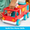 Educational Insights Design & Drill Bolt Buddies Fire Truck – Construction Toys & Toddler Tools, Kids Tool Set with Real Electric Drill Toy, Take Apart STEM Set, Building Kit & Gift for Ages 3+