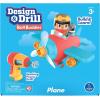 Educational Insights Design & Drill Bolt Buddies Plane – Construction Toys & Toddler Tools, Kids Tool Set with Real Electric Drill Toy, Take Apart STEM Set, Building Kits and Gifts for Ages 3+