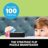 Educational Insights Kanoodle Flip – 3D Brain Teaser Puzzles, Single Player Brain Game, Fun Travel Games for Kids, Challenging Logic Puzzle Games and Gifts for Kids, Teens & Adults Ages 7+(Single)