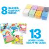 Educational Insights Playfoam Shape & Learn Character Cards, Build Vocabulary & Fine Motor Skills with a Sensory Toy, Ages 3+