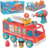 Educational Insights Design & Drill Bolt Buddies Fire Truck – Construction Toys & Toddler Tools, Kids Tool Set with Real Electric Drill Toy, Take Apart STEM Set, Building Kit & Gift for Ages 3+