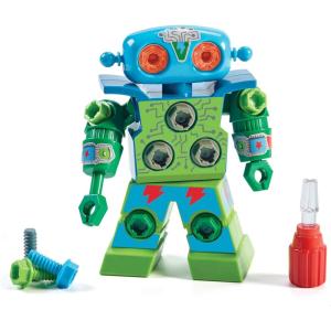 Educational Insights Design & Drill Robot – Construction Toys & Tools for Kids, Robot Toy Building Sets, Kids’ Tool Set with Working Screwdriver, Take Apart STEM Set, Gifts for Boys & Girls Ages 3+(Multi)
