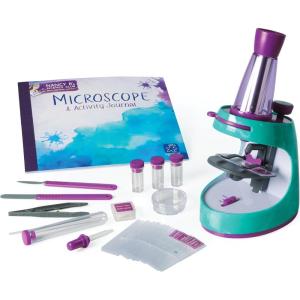 Educational Insights Nancy B’s Science Club Microscope for Kids, Microscope Kit, Gift for Boys & Girls, Ages 8-12(Microscope)