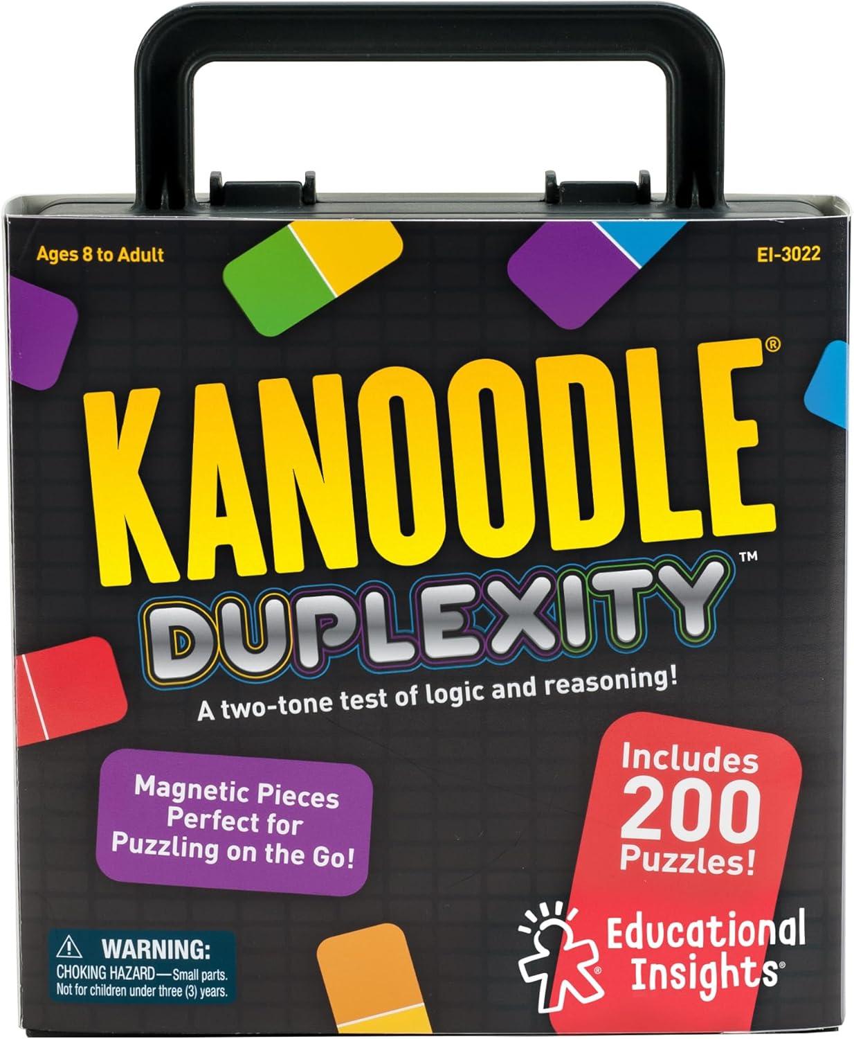 imageEducational Insights Kanoodle Duplexity 3D Brain Teaser Puzzles Single Player Brain Game Fun Travel Games for Kids Challenging Logic Puzzle Games and Gifts for Kids Teens ampamp Adults Ages 8