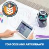 Educational Insights Artie Max The Coding, Drawing Robot, STEM Toy, Classroom Must Haves, Ages 8+