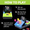 Educational Insights Kanoodle Head-to-Head Puzzle for 2 Players, Brain Teaser Game for Kids, Teens and Adults, Featuring 80 Challenges, Easter Basket Stuffers for Kids, Gift for Ages 7+